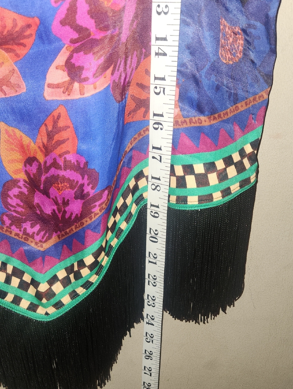 Farm Rio Fringed Tank Top Size Large - Picture 16 of 16